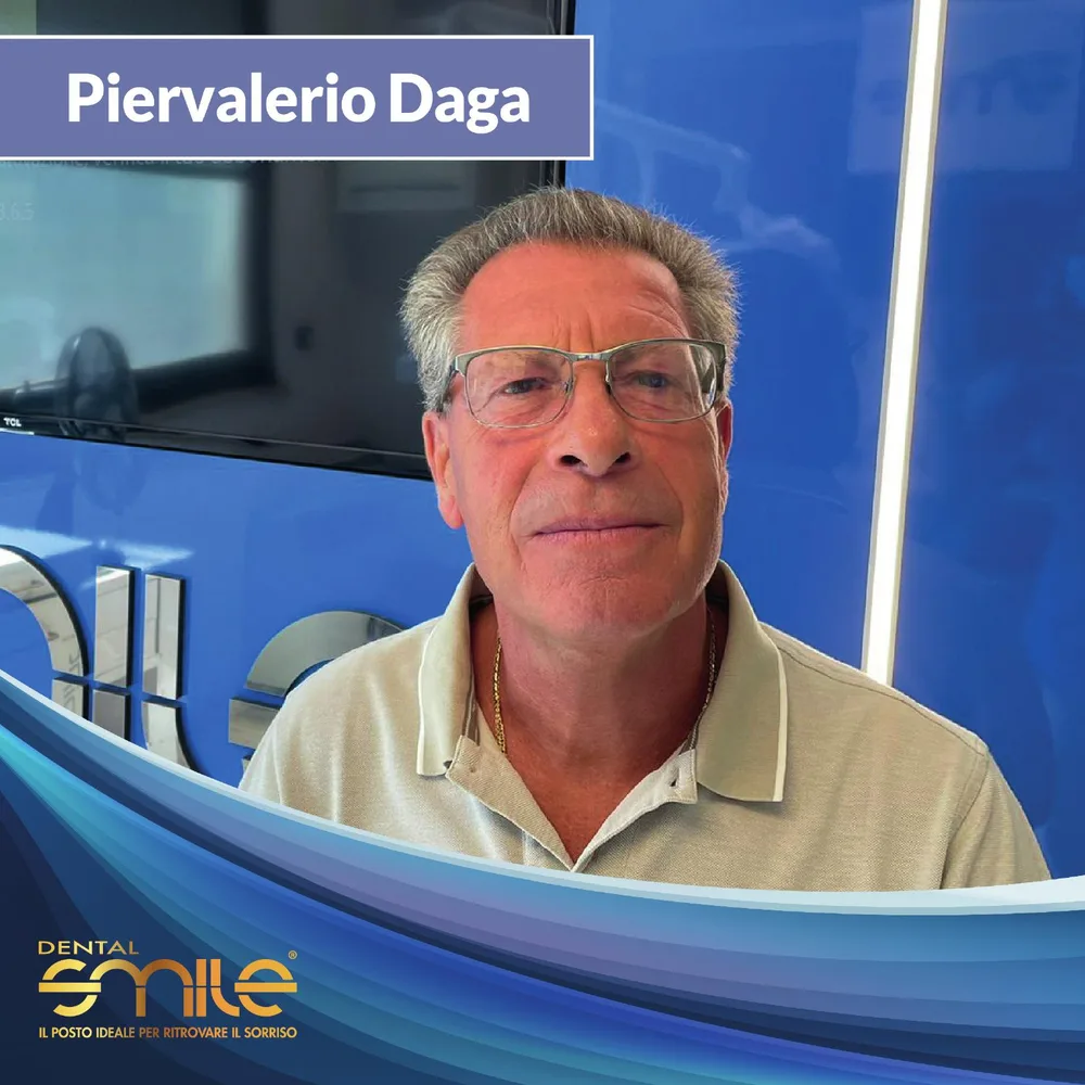 Piervalerio Daga, paziente Centro Dental Smile Oristano